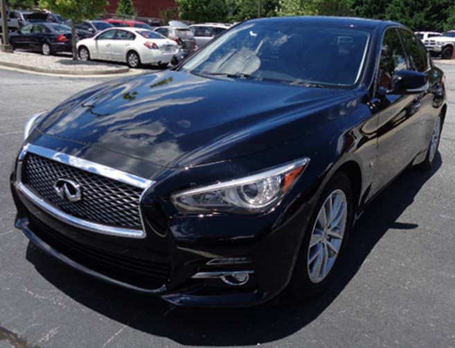 Repaired car in excellent condition